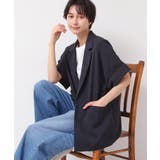 【洗える】半袖テーラードジャケット | Dessin | 詳細画像2 