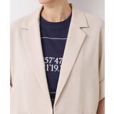 【洗える】半袖テーラードジャケット | Dessin | 詳細画像12 