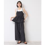 【セットアップ可能・洗える】タック入りワイドパンツ（S～L） | Dessin | 詳細画像4 