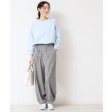 【ウエストゴム・洗える】裾ドロスト付きパンツ（S～L） | Dessin | 詳細画像2 