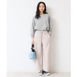 【ウエストゴム・洗える】ドロストリラックスパンツ（XS～L） | Dessin | 詳細画像10 