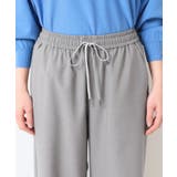 【ウエストゴム・洗える】ドロストリラックスパンツ（XS～L） | Dessin | 詳細画像20 