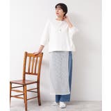 【洗える】ラメ入りメッシュ巻きスカート | Dessin | 詳細画像2