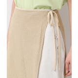 【洗える】ラメ入りメッシュ巻きスカート | Dessin | 詳細画像12