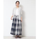 【洗える】クルーネックミドル丈ラメカーディガン（S～L） | Dessin | 詳細画像6 