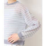 【洗える】シアーカラ―ボーダーニット（S～L） | Dessin | 詳細画像13 