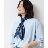 ネイビー(094) | オリジナルプリントスカーフ | Dessin