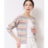 【洗える】シアーボーダーカーディガン（S～L） | Dessin | 詳細画像1 