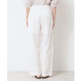 【ウエストゴム・洗える】刺繍柄インドレースパンツ | Dessin | 詳細画像11 