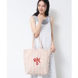 ストライプロゴ刺繍トート | Dessin | 詳細画像1 