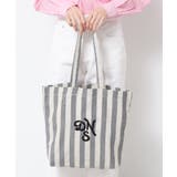 ストライプロゴ刺繍トート | Dessin | 詳細画像5 