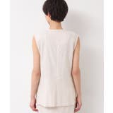 【セットアップ可能・洗える】ボタン付きジレ | Dessin | 詳細画像15 