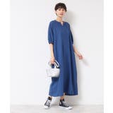 【洗える】パフスリーブAラインワンピース（S～L） | Dessin | 詳細画像11 