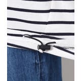 【洗える・UV】ドローコード付きフレンチスリーブカットソー | Dessin | 詳細画像23 