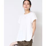 ◆【洗える】ペプラムチュニックカットソー（XS～L） | Dessin | 詳細画像2 