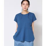 ◆【洗える】ペプラムチュニックカットソー（XS～L） | Dessin | 詳細画像10 