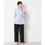 【洗える】フリルネックシャツ（XS～L） | Dessin | 詳細画像11 