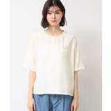 【洗える・4サイズ展開】ロゴ入りブラウス（XS～L） | Dessin | 詳細画像13 