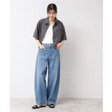 【撥水・セットアップ可能・洗える】ナイロンクロップド丈シャツ | Dessin | 詳細画像10 