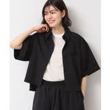 【撥水・セットアップ可能・洗える】ナイロンクロップド丈シャツ | Dessin | 詳細画像2 