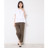 【洗える】バックプリーツデザインカットソー | Dessin | 詳細画像4 