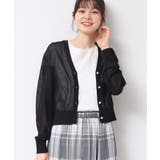 【UVカット・洗える】パール調ボタンシアーカーディガン | Dessin | 詳細画像6 