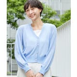 【UVカット・洗える】パール調ボタンシアーカーディガン | Dessin | 詳細画像13 