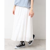 【ウエストゴム・洗える】コットンフレアースカート | Dessin | 詳細画像1 