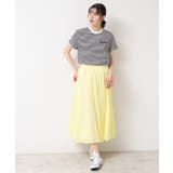 【ウエストゴム・洗える】コットンフレアースカート | Dessin | 詳細画像11 