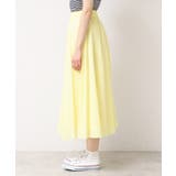 【ウエストゴム・洗える】コットンフレアースカート | Dessin | 詳細画像14 