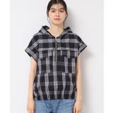 【洗える】ハーフジップフーディーシャツ | Dessin | 詳細画像13 