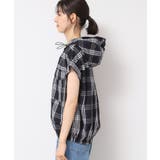 【洗える】ハーフジップフーディーシャツ | Dessin | 詳細画像14 