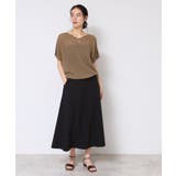 【洗える】Aラインストレッチスカート | Dessin | 詳細画像2 