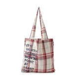 【A4収納可・軽量】チェックトート | Dessin | 詳細画像6 