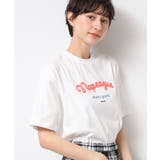 ホワイト(001) | 【洗える】オーガニックコットンロゴTシャツ | Dessin