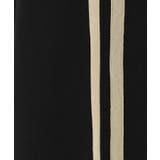 【ウエストゴム・洗える】カットジョーゼットライン入りタイトスカート | Dessin | 詳細画像4 