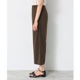 【ウエストゴム・洗える】カットジョーゼットライン入りタイトスカート | Dessin | 詳細画像10 