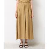 【セットアップ可/ウエストゴム/洗える】ドレープワイドパンツ | Dessin | 詳細画像9 