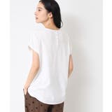 【洗える】フレンチスリーブロゴ入りTシャツ | Dessin | 詳細画像2 