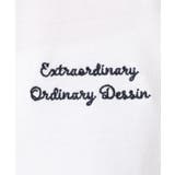 【洗える】フレンチスリーブロゴ入りTシャツ | Dessin | 詳細画像4 