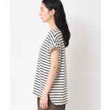 【洗える】フレンチスリーブロゴ入りTシャツ | Dessin | 詳細画像14 