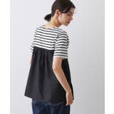 【洗える】ビスチェ風ドッキングカットソー | Dessin | 詳細画像2 