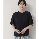 ブラック(019) | 【洗える】フレアカットソー | Dessin