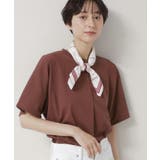 ボルドー(064) | 【洗える】フレアカットソー | Dessin