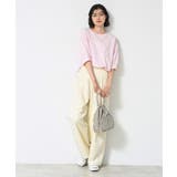 【360度可愛い/前後2WAY/洗える】ライトコットンヘンリーカットソー | Dessin | 詳細画像24 