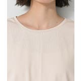 【二の腕カバー／UVカット】ランタンスリーブカットソー | Dessin | 詳細画像25 