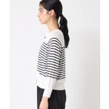 【洗える】キーネックカーディガン | Dessin | 詳細画像14 