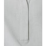 【2点セット/ウエストゴム/洗える】スキッパ―シャツ＆ストレートパンツセット | Dessin | 詳細画像17 