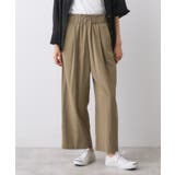 【ウエストゴム/洗える】リラクシーナイロンパンツ | Dessin | 詳細画像5