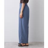 【ウエストゴム/洗える】リラクシーナイロンパンツ | Dessin | 詳細画像14